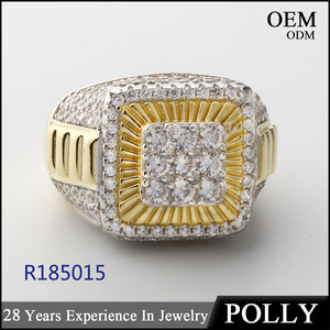 <span class=keywords><strong>Bague</strong></span> en argent glacé <span class=keywords><strong>pour</strong></span> hommes, anneau Hip Hop en diamant, modèles <span class=keywords><strong>de</strong></span> bagues en or, pendentif chi, vente en gros, nouvelle mode - Product Image 3
