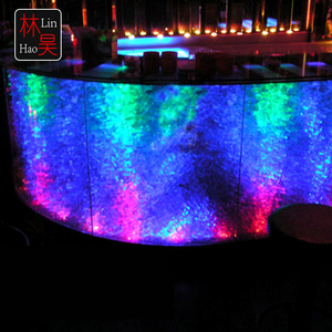 Mostrador de recepción led de tamaño personalizado/Mostrador de <span class=keywords><strong>bar</strong></span>, diseños de barra larga a la venta - Product Image 3
