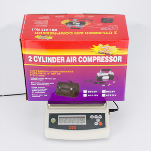 Compresseur d'air Portable en métal, pompe à Double cylindre de <span class=keywords><strong>12</strong></span> <span class=keywords><strong>V</strong></span> - Product Image 4