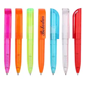 Twist mini print pen color barrel pen mini promotional small customized logo mini pen