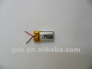 Lityum polimer lipo pil şarjlı geb331020 <span class=keywords><strong>3</strong></span>.7V 40 mah - Product Image 1