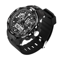 Montre à quartz japonaise PC21, fond en acier inoxydable, résistante à l'eau 3ATM, montres Sanda