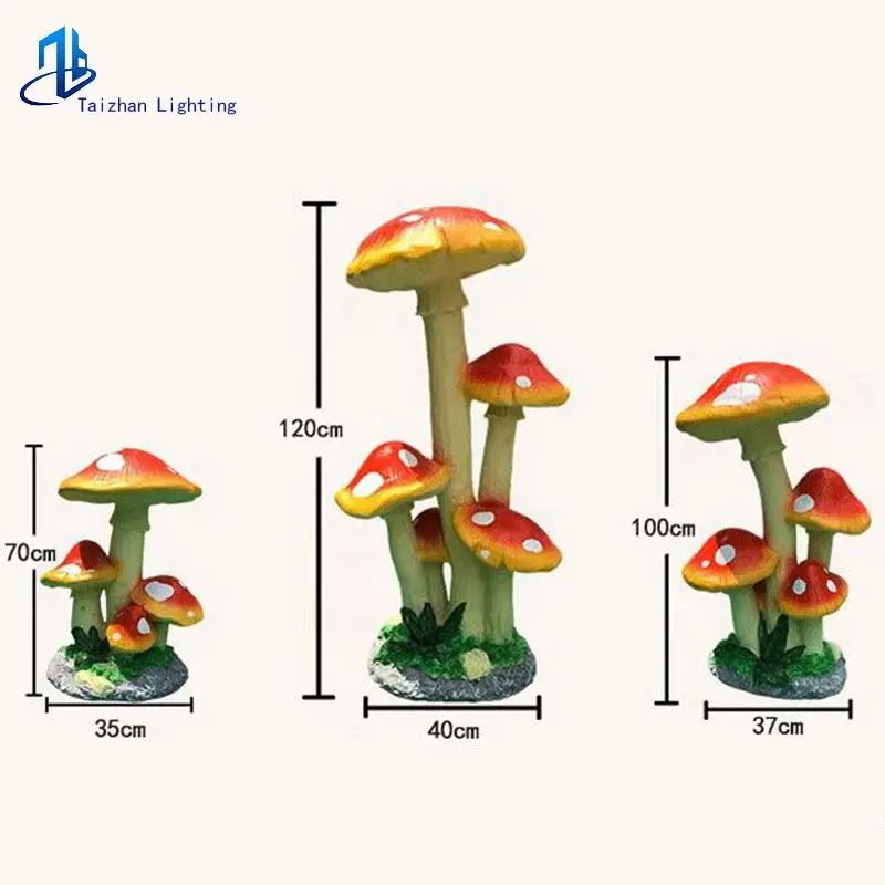 Hot Koop 3D Paddestoel Tuin Licht Thema Park Decoratieve Lampen Outdoor Landschap Verlichting