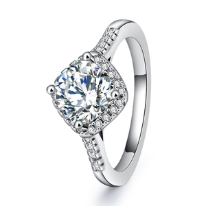 Anello di <span class=keywords><strong>Fidanzamento</strong></span> Personalizzato in <span class=keywords><strong>Argento</strong></span> Placcato Rodio con Zirconia Cubica per Donna - Stile Bohémien di Lusso - Product Image 4