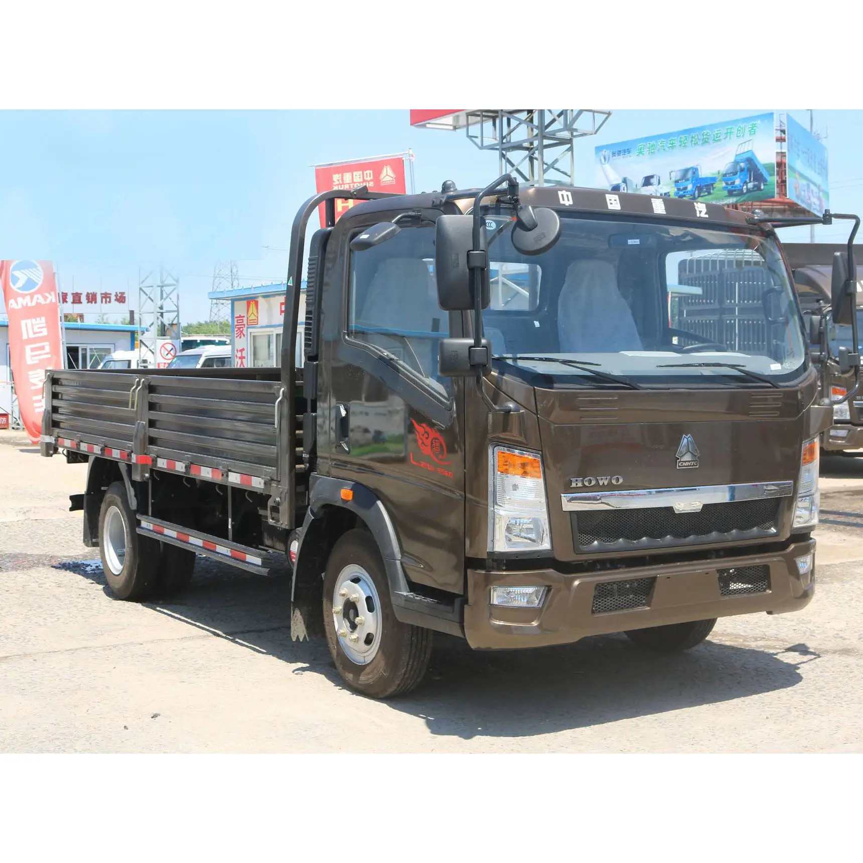 Çin 6 tekerlekli mini van kamyon 4x2 forland hafif kamyon