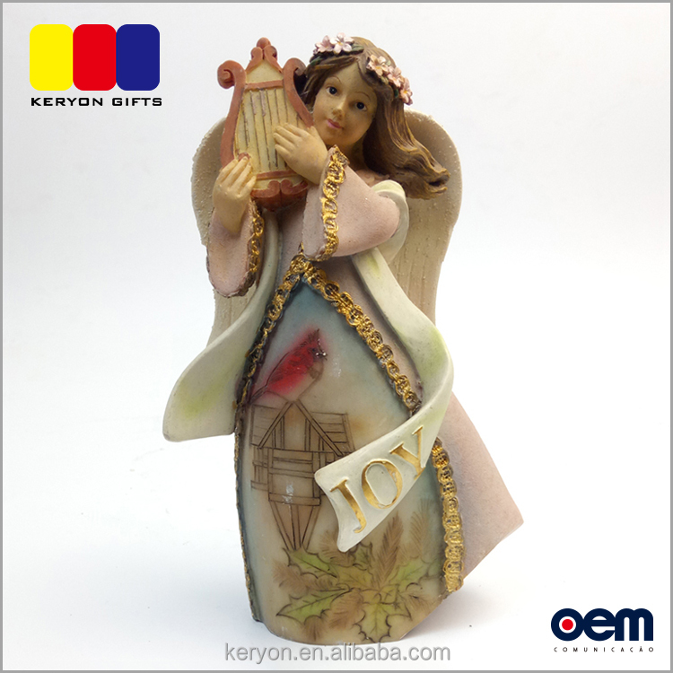 Date Décoration Belles Religieuses Résine Ange Gardien Figurine