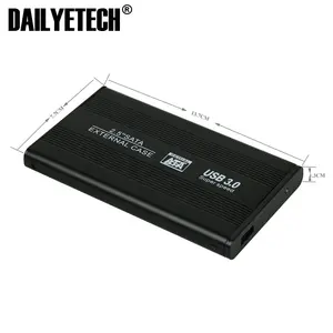 alluminio recinzione di hdd Suppliers-2.5 "USB 3.0 In Alluminio SATA HDD Hard Drive Case Box Esterno