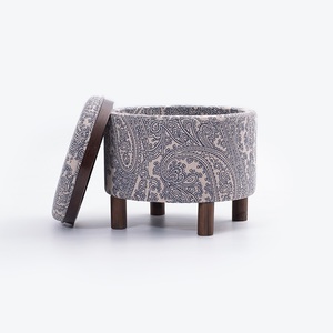 Todo tipo de disimilitud de madera redonda sofá de almacenamiento <span class=keywords><strong>mesa</strong></span> <span class=keywords><strong>lateral</strong></span> - Product Image 3