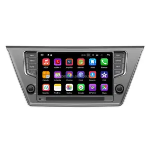 Untuk VW Touran 2016 Android 10.0 Mobil Stereo Player dengan Wifi Bt USB Phonelink Radio GPS Sistem Navigasi