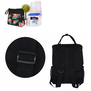 Negro ligero lujo más elegante bebé madre <span class=keywords><strong>maternidad</strong></span> para la venta grande niños de alta moda bolsa de pañales Nappy mochilas - Product Image 4