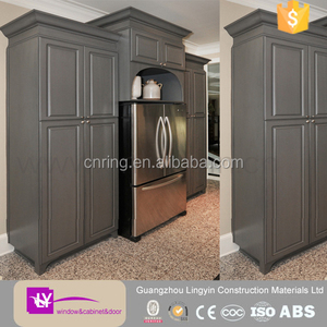 Stile americano classico disegno usato a buon mercato armadio da cucina in legno - Product Image 6