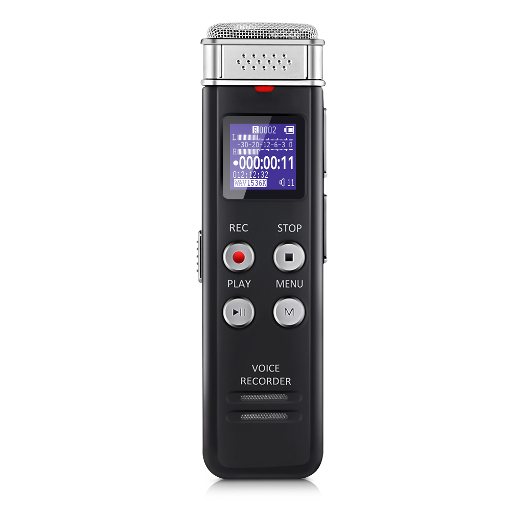 Groothandel Voice Recorder Grote 16 Gb Geheugen Geluid Proof Hoge Efficiëntie Veld Recorder