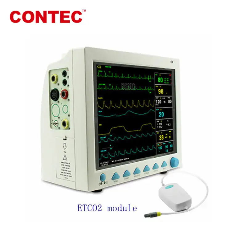 Gerçek Çin tıbbi üretici CONTEC CMS8000 CE FDA multipara etrafında tüm monitör için 3G WiFi hasta monitör izleme sistemi