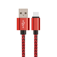 Grosir Harga Rendah 1 M/2 M/3 M Kabel Data USB Kabel Pengisian USB untuk Tipe C