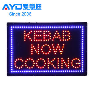 Panneau publicitaire LED d'intérieur Hotcake, affichage LED de menu <span class=keywords><strong>Kebab</strong></span> en cours de préparation, affichage LED des prix des carburants - Product Image 1
