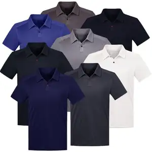 China export cor personalizada esportes dos homens de roupas de golfe planície 100% poliéster coube a camisa polo