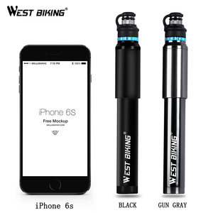 <span class=keywords><strong>Pompe</strong></span> à main portable WEST BIKING 150 PSI haute pression pour vélo avec valve Presta et Schrader, mini <span class=keywords><strong>pompe</strong></span> à vélo avec tuyau et <span class=keywords><strong>poche</strong></span> - Product Image 4