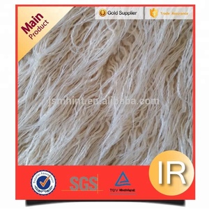 Cubierta de tela para silla de vestir, pelo largo rizado Mongol de cordero, 100% A - Product Image 3
