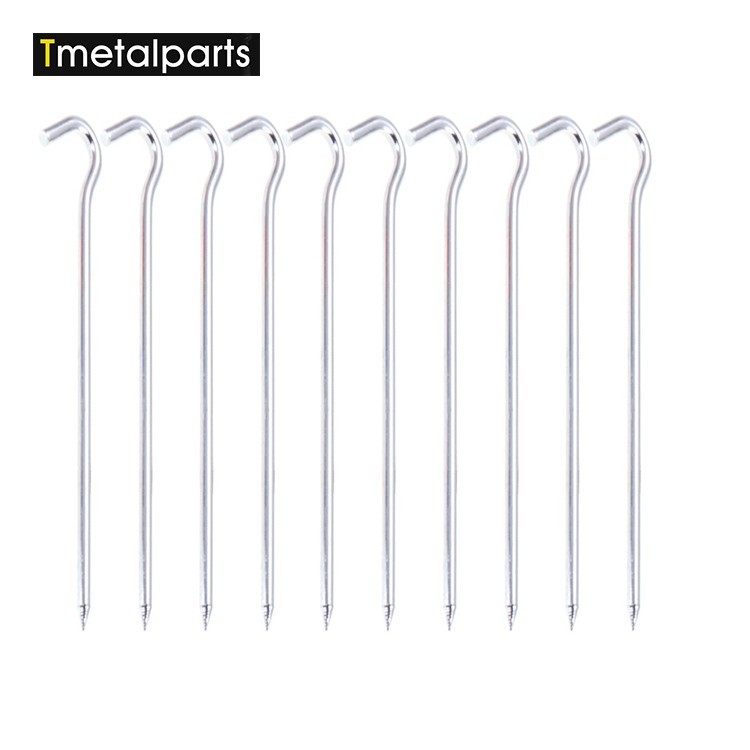 Aluminium Piquets de Tente Stakes Crochet Randonnée En Plein Air Voyage Essentiel Camping Piquets de Tente Tente Accessoires