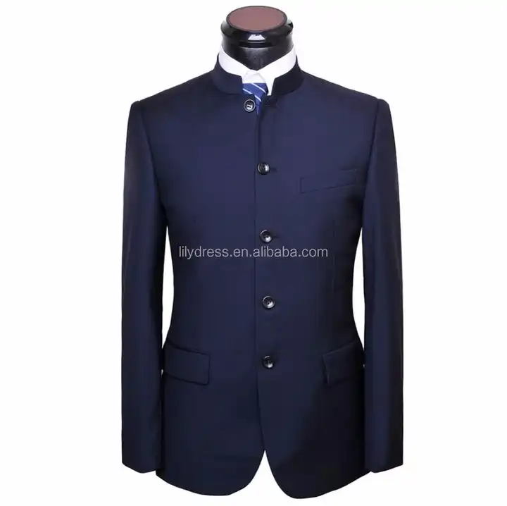 Wholesale Men Chinese Tunic Suit High Neck jacket New Arrival