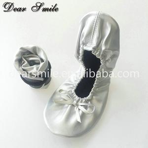 Nuove <span class=keywords><strong>Ballerine</strong></span> da Donna Argento Comode con <span class=keywords><strong>Cinturino</strong></span> Regolabile per Primavera Estate Autunno Regalo di Nozze Spedizione Gratuita - Product Image 2
