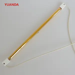 Wholesale Gold Halogen Infrared Heat Lamp 350mm 220v 1000w1500w 2000w