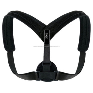2018 correcteur de <span class=keywords><strong>posture</strong></span> noire de vente chaude d'Amazon avec personnaliser le logo - Product Image 1