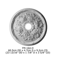 Médaillon de plafond en polyuréthane haute densité pour la décoration de maisons et villas / Rosace de plafond