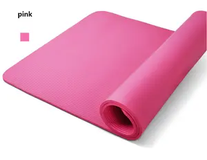 Tùy Chỉnh Có Thể Giặt Màu Hồng Chất Lượng Cao NBR Yoga Mat