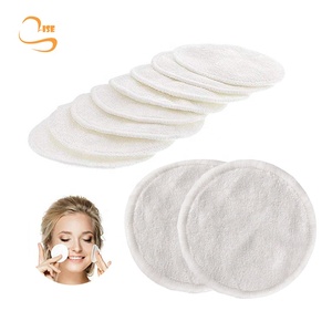 Disques démaquillants lavables en <span class=keywords><strong>coton</strong></span> bio, disques pour le visage, tissu de nettoyage doux, disques en bambou, démaquillage réutilisables, 4 pièces - Product Image 3