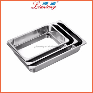Sartenes de China proveedor al por mayor de la forma cuadrada de acero inoxidable que sirve - Product Image 3