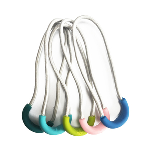 Personalizzazione morbida Pvc fatta a mano corda Puller cerniera in gomma tira logo personalizzato Uas 5 metallo tirare - Product Image 5