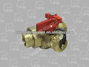 825-05 threaded brass union ball valve (TANKLESS WATER HEATR HOT BRASS VALVE)(LEAD FREE)