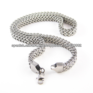 Acero inoxidable Dorado cadena del encintado de la pareja - Product Image 6