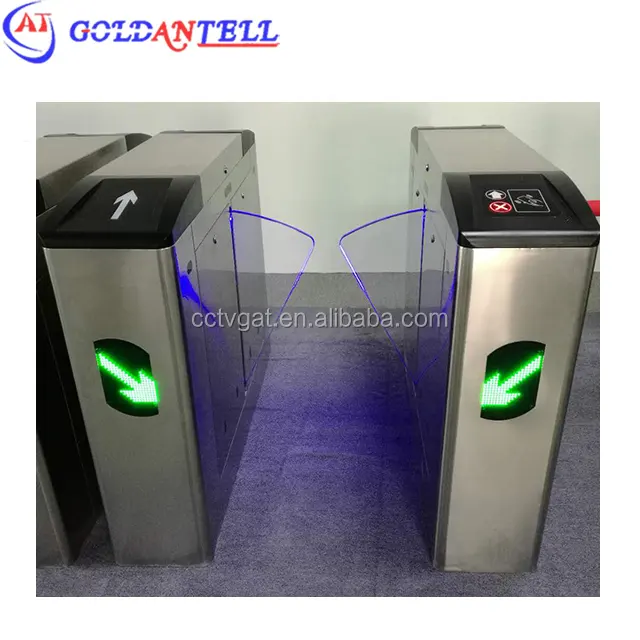 Sistem Pintu Rfid Pintu Pintu Masuk Rfid Otomatis Pintu Putar Gerbang Penghalang Dua Arah Keamanan Prestige Setengah Tinggi