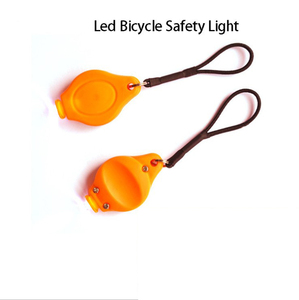 Logo personnalisé pour mini vélo lumière LED/vélo lampe de poche porte-clés, led vélo lumière de sécurité porte-clés ledde cykel safty ljus nyckelring - Product Image 5