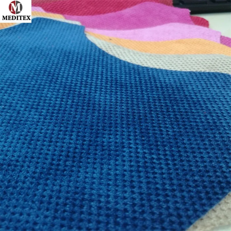 MDLC005- 100% Polyester Vải Nhung Sợi Sofa Vải Nhung Sợi Cho Sofa Bọc Vải Nhung Sợi Sofa Cover
