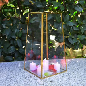 Tempesta per l'oro senza piombo tin portacandele di vetro <span class=keywords><strong>cimitero</strong></span> & red telai in metallo di rame stradale testa lanterna - Product Image 6