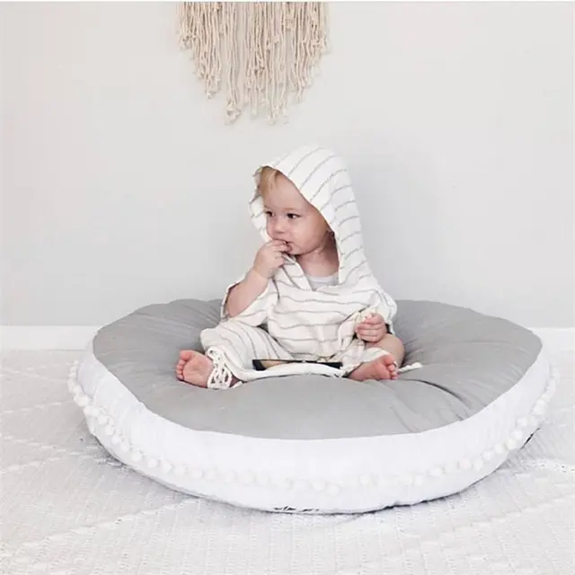 Kids Floor Pillow Seating Cushion Portable Infant Baby Lounger for Floor Baby Play Mat