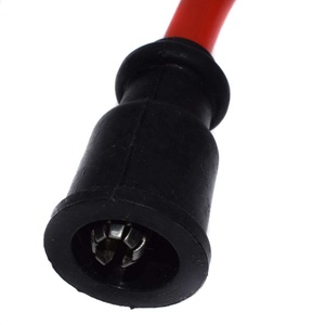 Câble <span class=keywords><strong>d</strong></span>'<span class=keywords><strong>allumage</strong></span> en silicone 10.2MM adapté pour Mitsubishi Eclipse Red 4G61 4G63 4G64 - Product Image 2