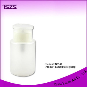 Transparente leve <span class=keywords><strong>productos</strong></span> del arte del clavo polaco del Gel removedor de uñas botella dispensador de la bomba - Product Image 1