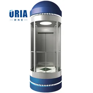 ORIA Glass Wall Panoramic Observation Lift Electrical Sightseeing Elevator
