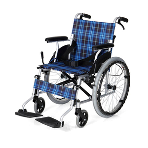 Nursing home aluminum alloy mini portable wheelchair for elderly - Product Image 5