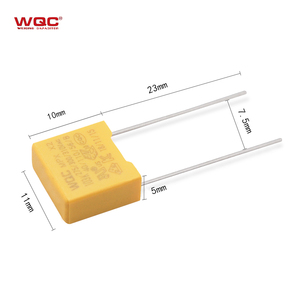 Condensador de Película de Poliéster MKP de 0.1uf 275vac, Tamaño de Paso 7.5mm, 310v <span class=keywords><strong>X2</strong></span>, 104K, Condensador de Polipropileno de 100nf <span class=keywords><strong>MPX</strong></span> <span class=keywords><strong>x2</strong></span>, Condensador 104, Muestra Gratuita - Product Image 2