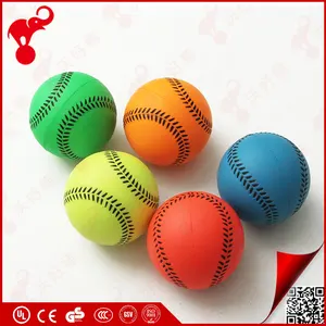 棒球球专业制造商 reliever 彩色 pu 泡沫塑料棒球与印刷
