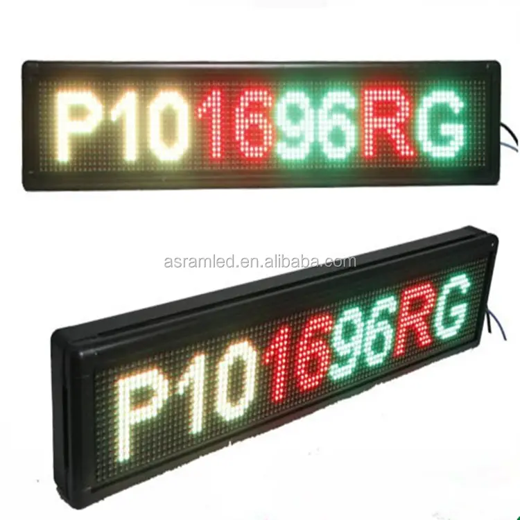 moving message taxi top led sings China/single color display board