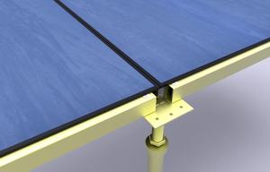 モール用PVCタイルで装飾された上げ床 - Product Image 3