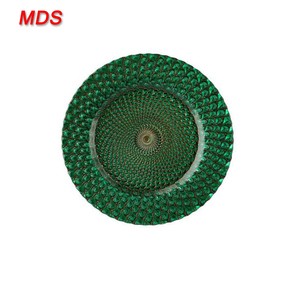 Đám Cưới Tổ Chức Sự Kiện Đảng Bán Buôn Đồ Ăn Con Công Màu Đỏ Mua Kính Vàng Sạc Tấm - Product Image 3