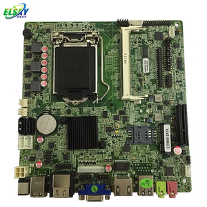 Carte mère Mini-ITX H81 Chipset avec ventilateur fin et silencieux, prise en charge <span class=keywords><strong>LGA</strong></span> 1150, compatible avec les processeurs Haswell I3 4330, <span class=keywords><strong>i5</strong></span> 4430 en option - Product Image 2