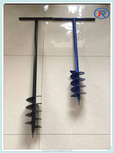 Mini-tarière manuelle en métal pour creuser des trous, <span class=keywords><strong>outil</strong></span> de jardinage et de pose de poteaux de clôture agricole, garantie 3 ans - Product Image 3
